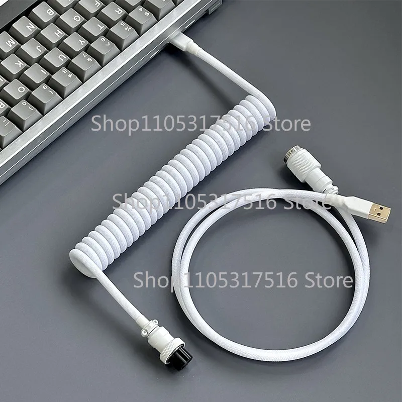 Кабель для клавиатуры с авиационным разъемом, белый, Type-C, спиральный, B17 (для исправления неизвестных ошибок)
Кабель для клавиатуры с авиационным разъемом, белый, Type-C, спиральный, B17 (для исправления неизвестных ошибок)