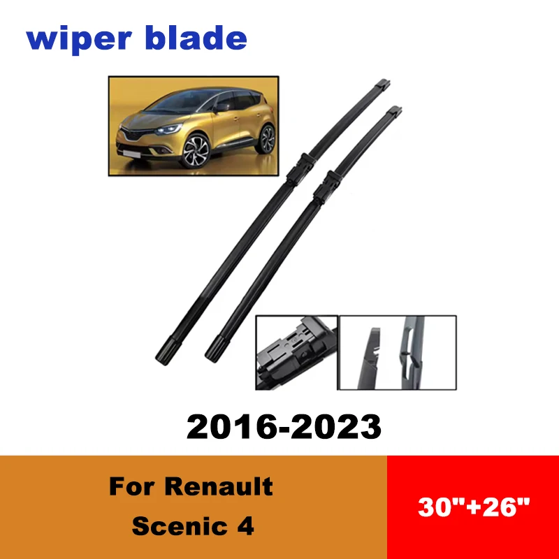 For Renault Scenic 4 2016-2023 car front wiper blades silent wiper blades soft rubber windshield wipers accessories
For Renault Scenic 4 2016-2023 car front wiper blades silent wiper blades soft rubber windshield wipers accessories