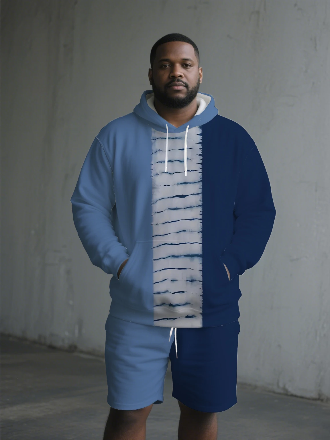 2025 Trendy Oversized Hoodie & Shorts - Fractured Stripe Design, Street Sportswear
2025 Trendy Oversized Hoodie & Shorts - Fractured Stripe Design, Street Sportswear
