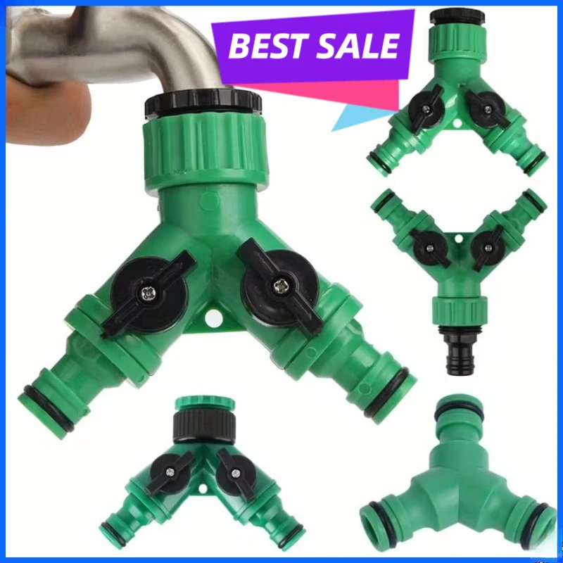 1pc Garden Hose Y Connector 1/2" 3/4" Female Thread 2-way Tap Adapter Quick Joint Kit with On/Off Valve Water Splitter
1pc Garden Hose Y Connector 1/2" 3/4" Female Thread 2-way Tap Adapter Quick Joint Kit with On/Off Valve Water Splitter