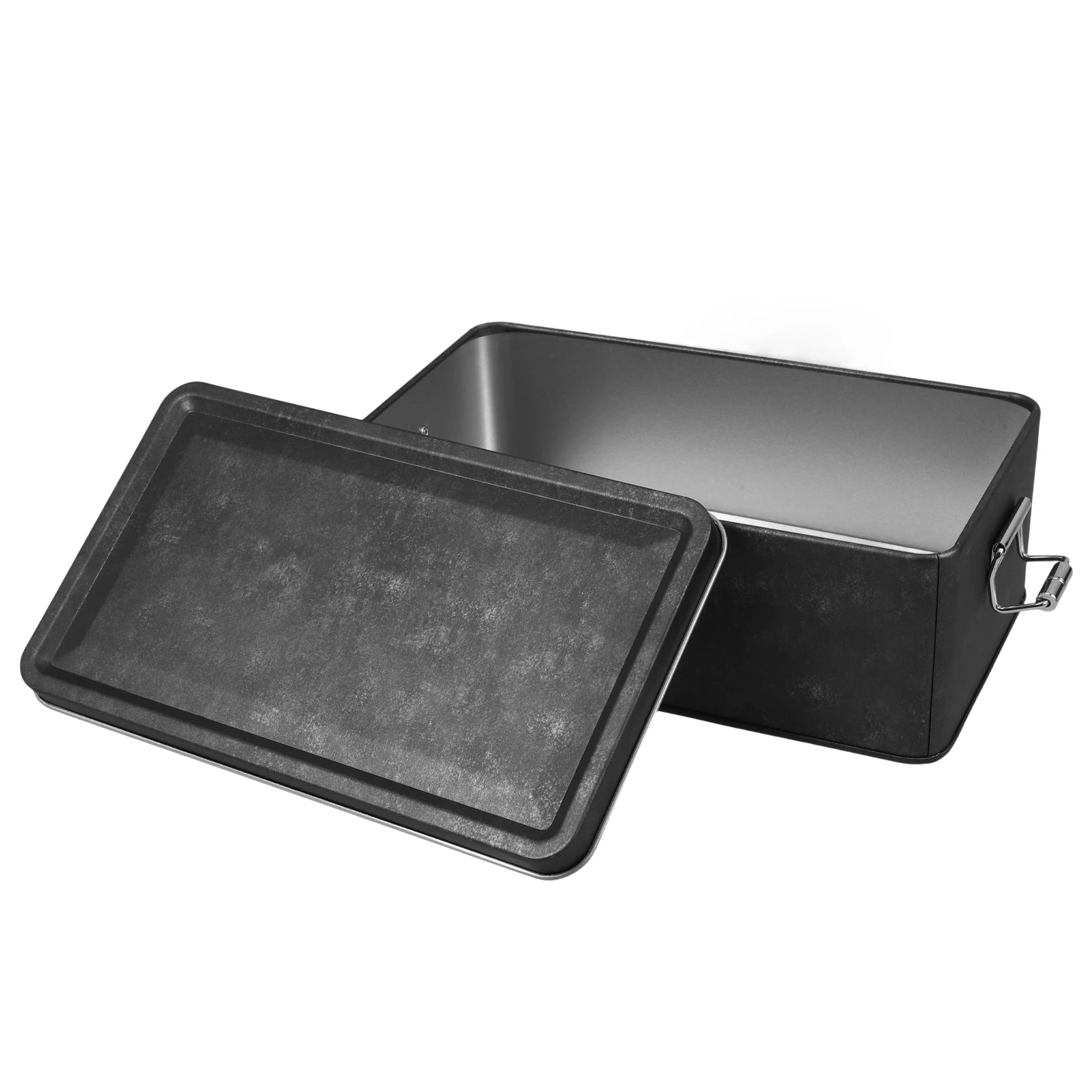 Iron Rectangular Tin Can Metal Storage Box for Cookies Candy Pineapple Pastry Freshness Counter Storage Tin
Iron Rectangular Tin Can Metal Storage Box for Cookies Candy Pineapple Pastry Freshness Counter Storage Tin