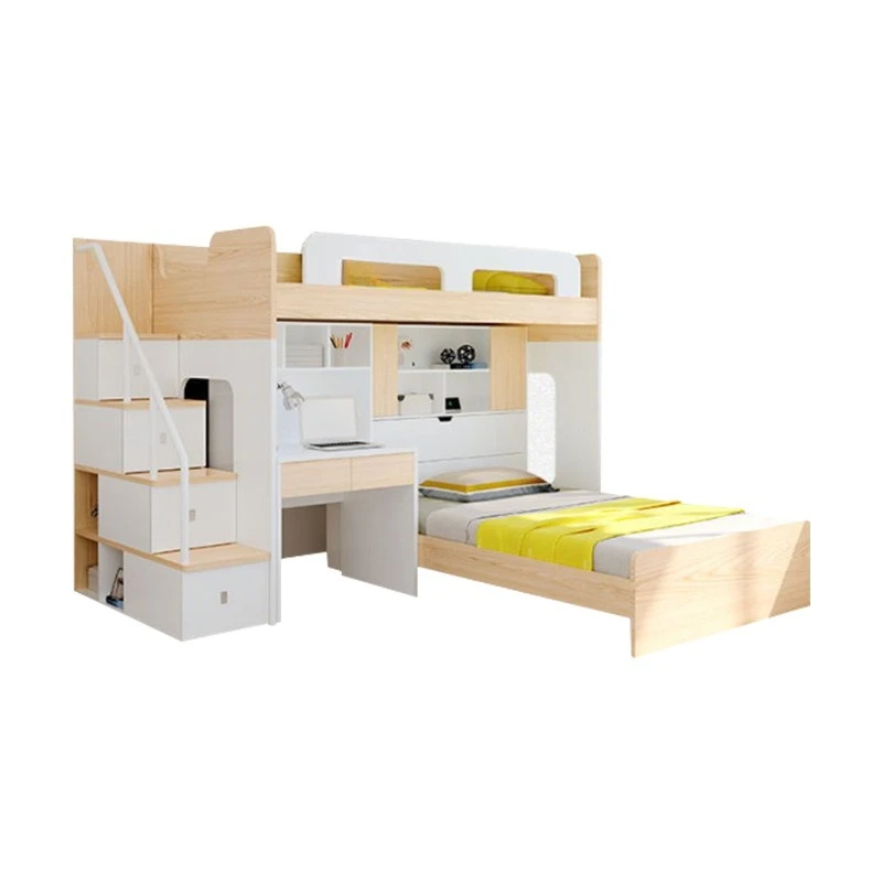 Children's Bed with Desk Saves Space, Combined Double Bunk Bed, High and Low
Children's Bed with Desk Saves Space, Combined Double Bunk Bed, High and Low