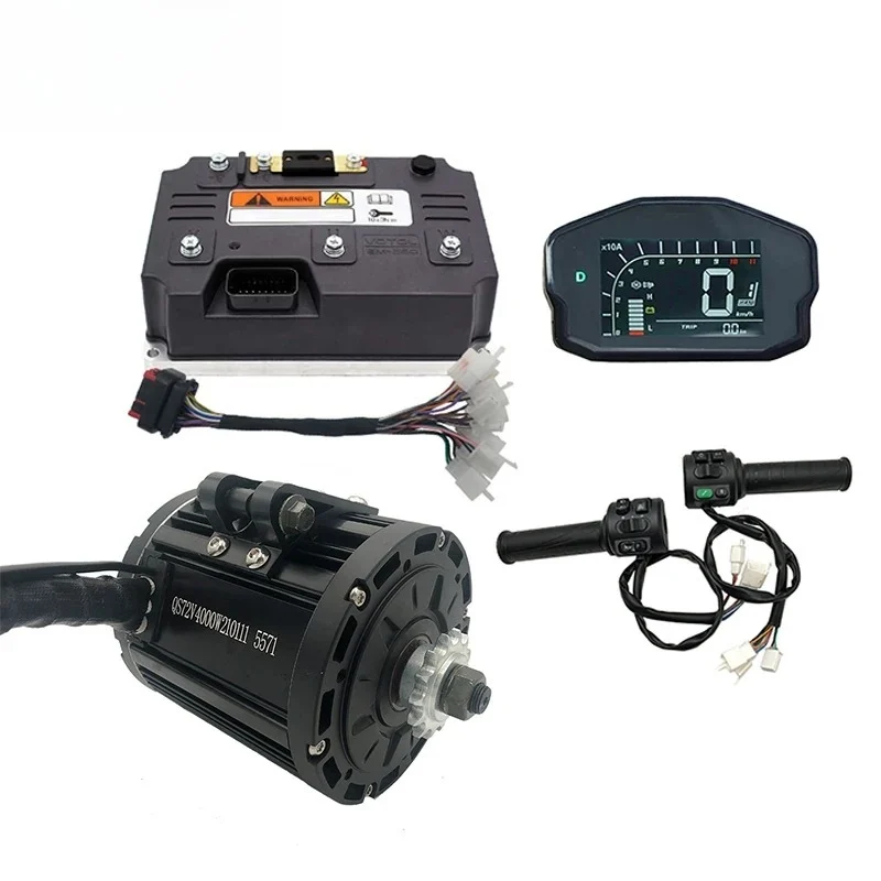 QS138 4KW 90H 72V peak 13KW Mid-Drive Motor with EM260s and DKD Display T08 ThrottleFor Light Motorcycle Dirtbike Moped
QS138 4KW 90H 72V peak 13KW Mid-Drive Motor with EM260s and DKD Display T08 ThrottleFor Light Motorcycle Dirtbike Moped