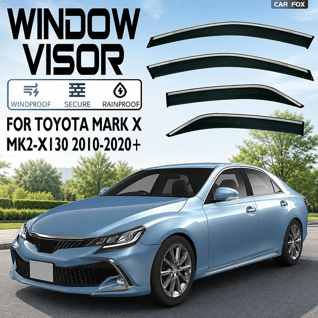 For Toyota Mark X 2004-2020 Car Window Visor Rain Sun Shade Side Windshield Awning Auto Accessories
For Toyota Mark X 2004-2020 Car Window Visor Rain Sun Shade Side Windshield Awning Auto Accessories