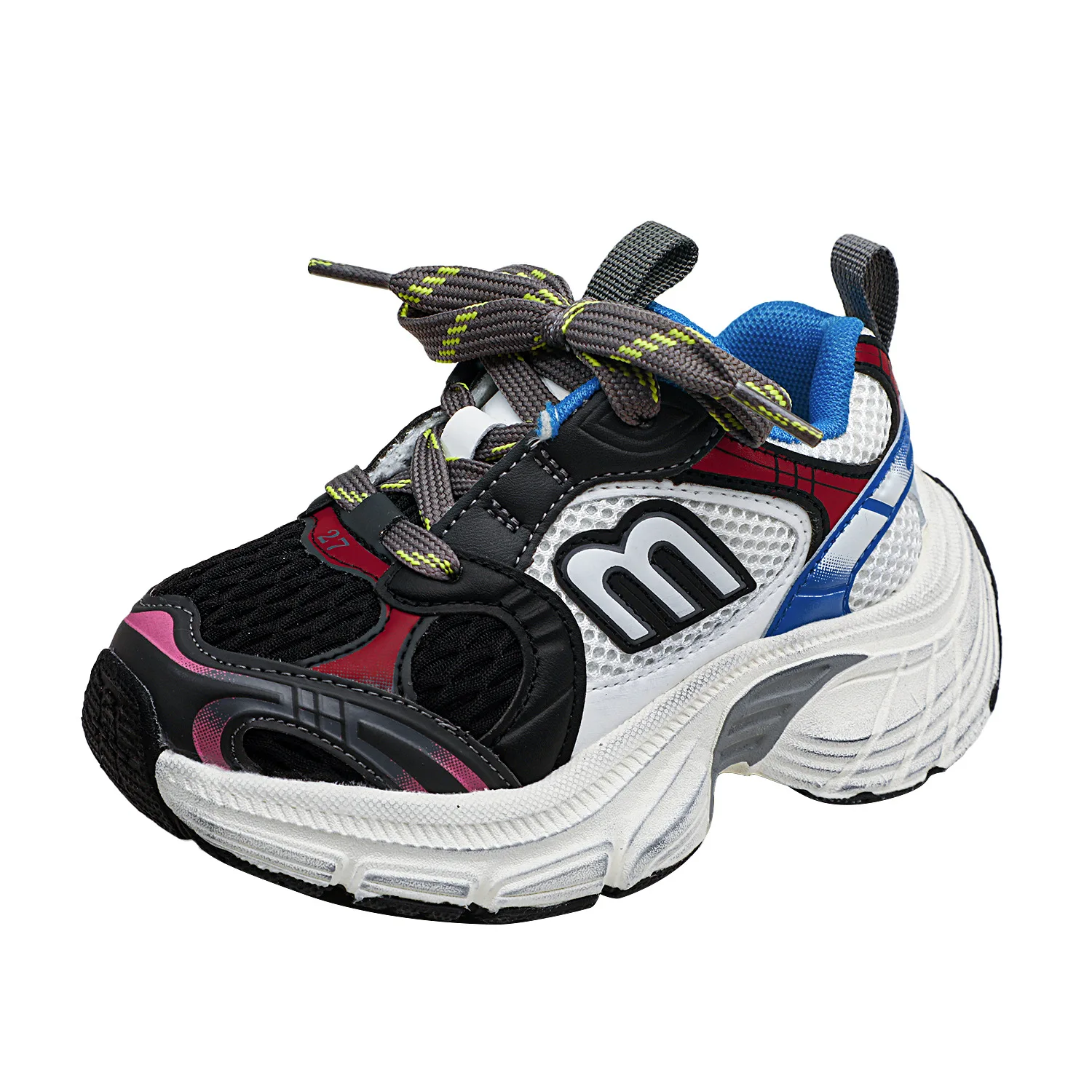 Autumn Children's Boys Girls Fashion Contrast Color AB Version Breathable Thick-soled Sneakers Kid Toddlers Trendy Old Dad Shoes
Autumn Children's Boys Girls Fashion Contrast Color AB Version Breathable Thick-soled Sneakers Kid Toddlers Trendy Old Dad Shoes