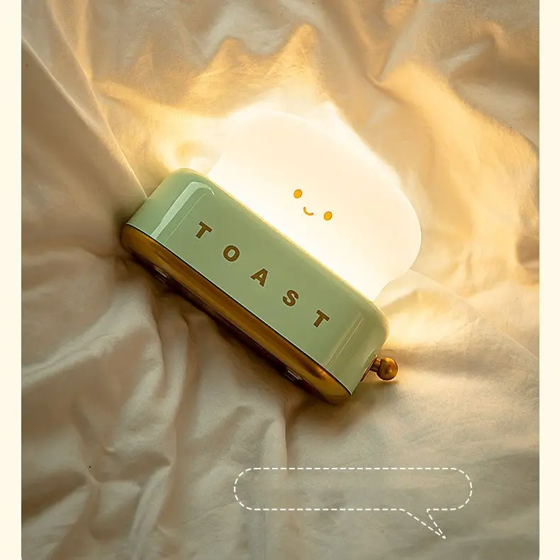 Cute Toast Night Lamp,Dimmable LED Night Light Rechargeable Desk lamp with Timer, Portable Bedroom Bedside Lamps for Girls gift
Cute Toast Night Lamp,Dimmable LED Night Light Rechargeable Desk lamp with Timer, Portable Bedroom Bedside Lamps for Girls gift
