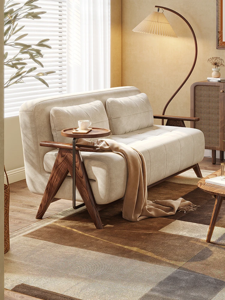 Solid wood sofa bed folding dual purpose technology cloth living room multifunctional sofa small unit new model
Solid wood sofa bed folding dual purpose technology cloth living room multifunctional sofa small unit new model