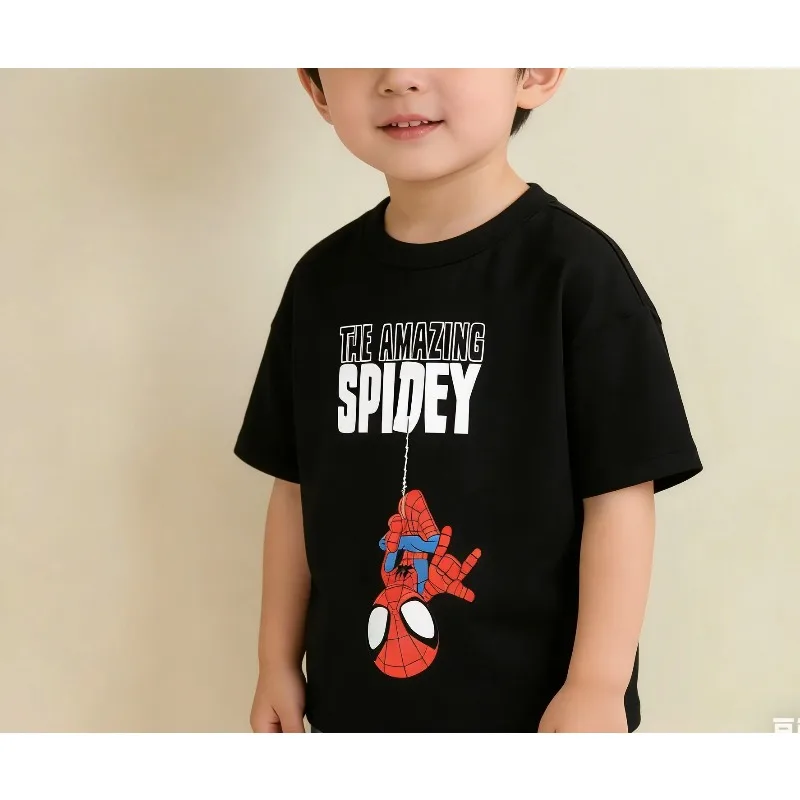 Детская футболка с принтом Marvel Spider Man, комплект для родителей и детей, новая летняя хлопковая рубашка с короткими рукавами для мальчиков и девочек
Детская футболка с принтом Marvel Spider Man, комплект для родителей и детей, новая летняя хлопковая рубашка с короткими рукавами для мальчиков и девочек