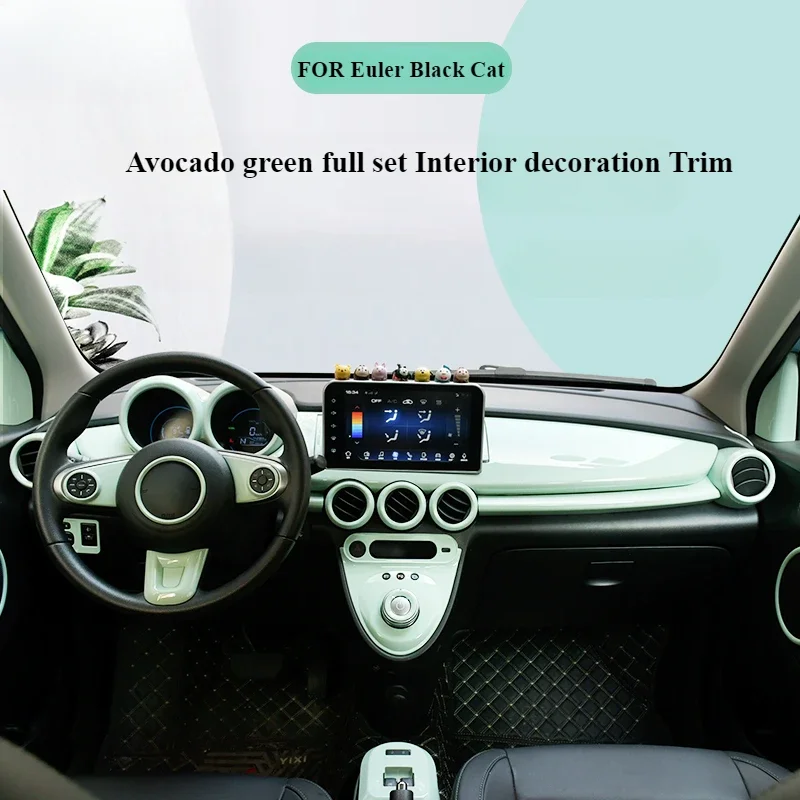 FOR Great Wall Euler Black Cat interior modified steering wheel dashboard shift outlet avocado green decorative stickers kit
FOR Great Wall Euler Black Cat interior modified steering wheel dashboard shift outlet avocado green decorative stickers kit