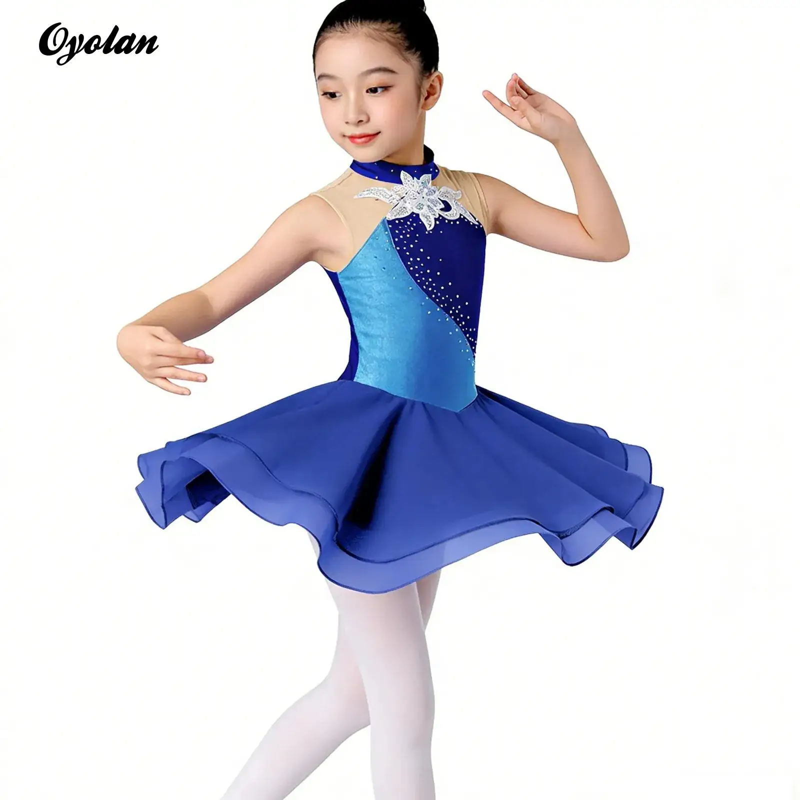 Kids Girls Rhinestone Gymnastics Ballet Tutu Lyrical Dance Leotard Figure Skating Dress Acrobatics Dancewear Performance Costume
Kids Girls Rhinestone Gymnastics Ballet Tutu Lyrical Dance Leotard Figure Skating Dress Acrobatics Dancewear Performance Costume