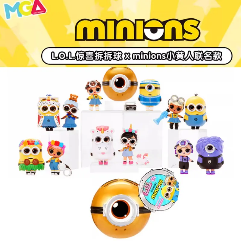 MGA Anime Figures LOL Surprise Minions Blind Box Toys Doll Model Toys Collection Ornaments Girls Boys Gifts
MGA Anime Figures LOL Surprise Minions Blind Box Toys Doll Model Toys Collection Ornaments Girls Boys Gifts