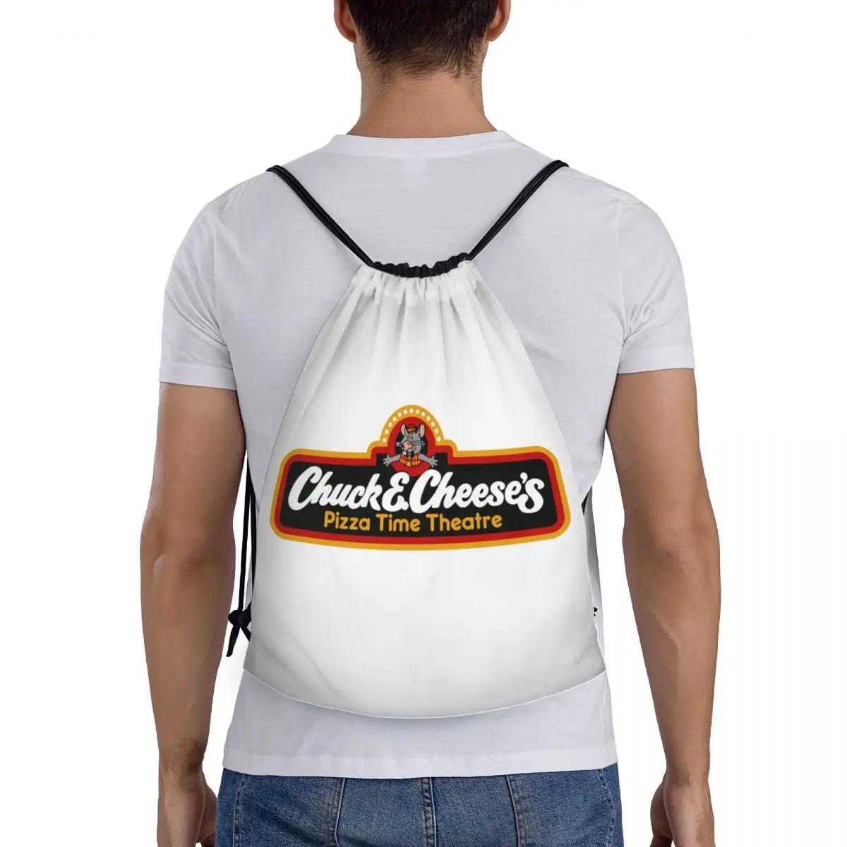 Chuck E Cheese Logo Backpacks Casual Portable Drawstring Bags Shoes Bag Book Bags For Travel School
Chuck E Cheese Logo Backpacks Casual Portable Drawstring Bags Shoes Bag Book Bags For Travel School