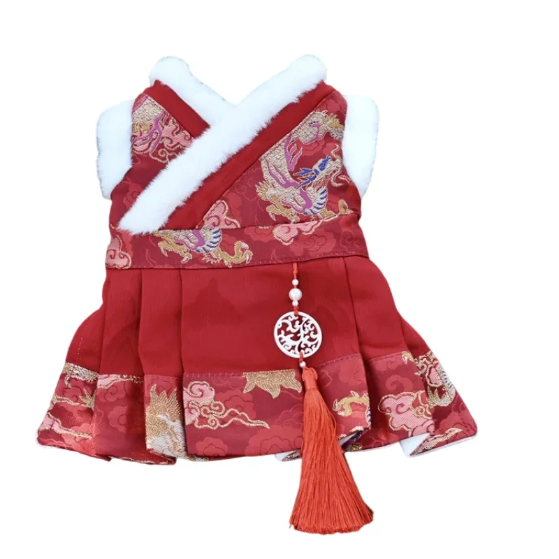 Chinese New Year Dog Clothes Dress Winter Pet Apparel Tang Suit Pomeranian Poodle Bichon Schnauzer Dog Clothing Cheongsam Coat
Chinese New Year Dog Clothes Dress Winter Pet Apparel Tang Suit Pomeranian Poodle Bichon Schnauzer Dog Clothing Cheongsam Coat