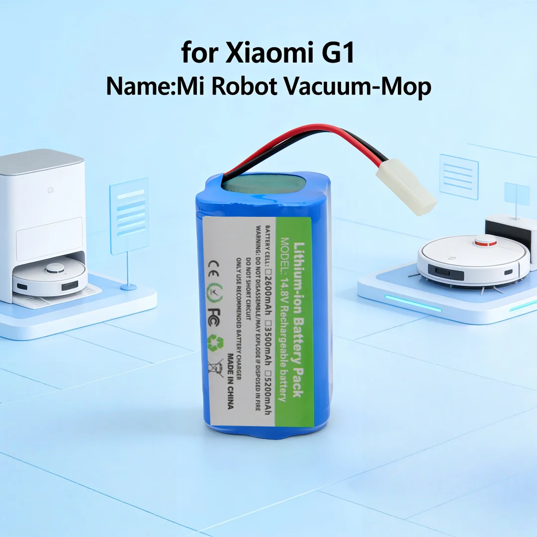 For Xiaomi G1 MJSTG1 Robot Vacuum Mop Essential Replacement Battery14.4V 2.6Ah Li-ion Pack Original Compatible Extended Cleaning
For Xiaomi G1 MJSTG1 Robot Vacuum Mop Essential Replacement Battery14.4V 2.6Ah Li-ion Pack Original Compatible Extended Cleaning