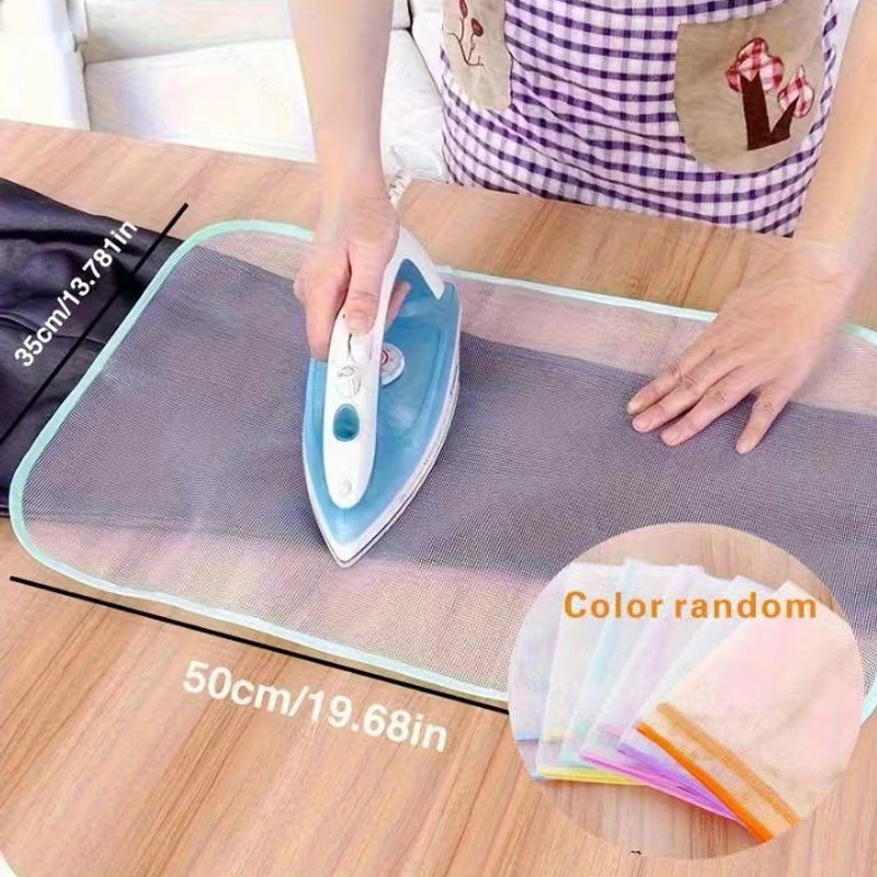 1PC Heat Resistant Ironing Sewing Mesh Cloth Protective Insulation Pad Home Ironing Board Mat Anti-scalding Tools Random Color
1PC Heat Resistant Ironing Sewing Mesh Cloth Protective Insulation Pad Home Ironing Board Mat Anti-scalding Tools Random Color
