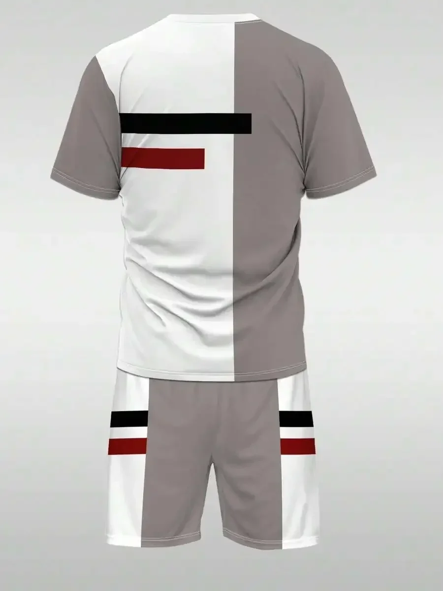 Mens Geometric Patchwork Casual Short Sleeve Shirt And Shorts Set Regular Fit Summer Streetwear
Mens Geometric Patchwork Casual Short Sleeve Shirt And Shorts Set Regular Fit Summer Streetwear