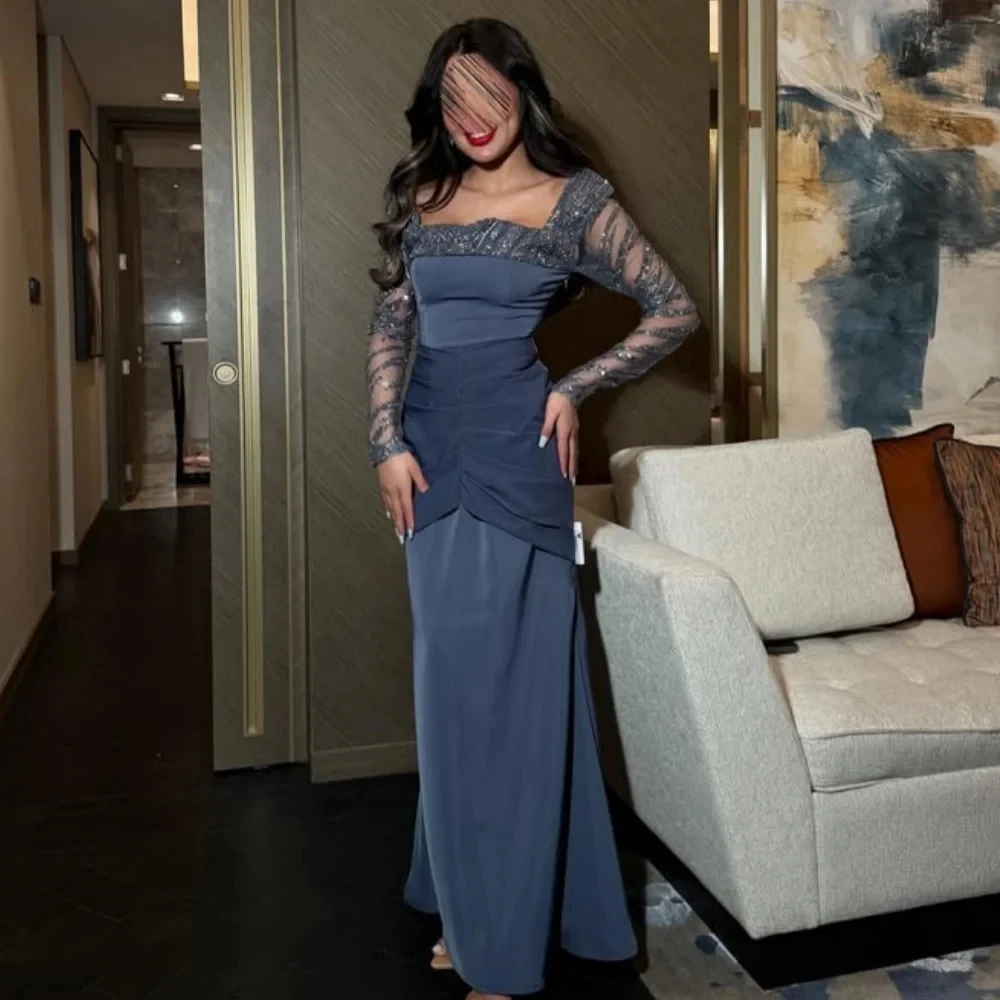 Formal Party Long Sleeves Bespoke Occasion Gown Evening Dresses Prom Pastrol Unisex Jersey Retro Dubai Saudi Arabic Customized
Formal Party Long Sleeves Bespoke Occasion Gown Evening Dresses Prom Pastrol Unisex Jersey Retro Dubai Saudi Arabic Customized