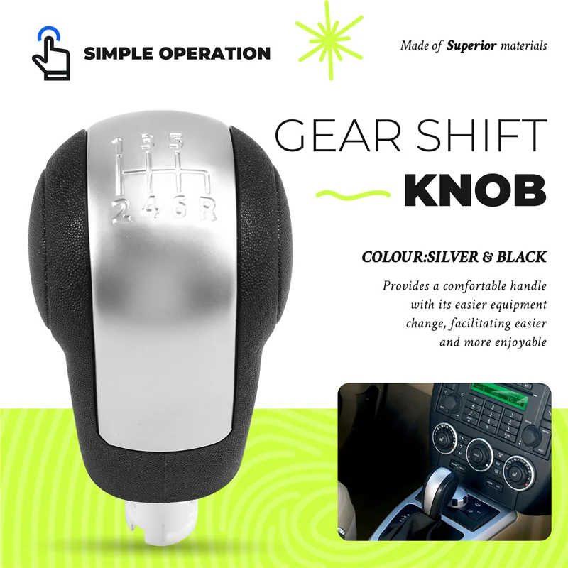 Car Gearshift Lever Gearshift Head Handball LR001199 For Land Rover Freelander 2 Handle Shift Knob Matte Word
Car Gearshift Lever Gearshift Head Handball LR001199 For Land Rover Freelander 2 Handle Shift Knob Matte Word