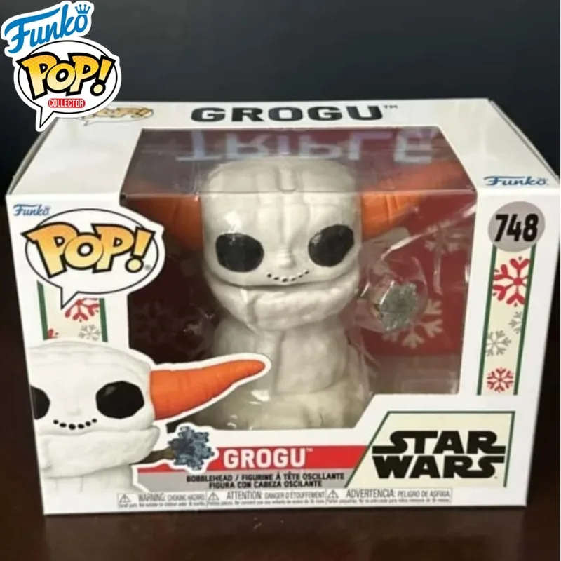 Funko Pop original Star Wars The Mandalorian Holiday Snowman Grogu 748 Action Figure Toys For Boys Girls Gift Collectible
Funko Pop original Star Wars The Mandalorian Holiday Snowman Grogu 748 Action Figure Toys For Boys Girls Gift Collectible