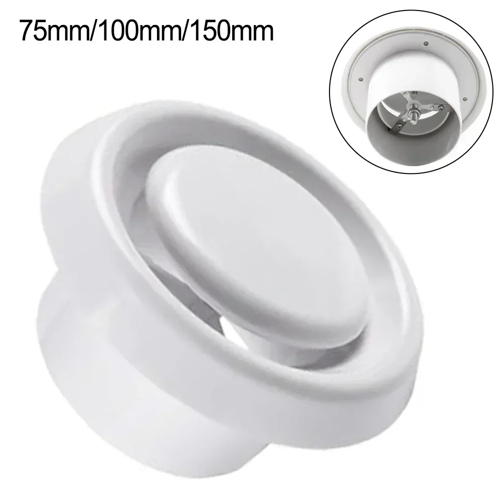 75-150mm Air Vent Cover Plastic Round Ceiling Vent Cover Ventilation Cover Ventilation Exhaust Outlet Fresh Air Outlet
75-150mm Air Vent Cover Plastic Round Ceiling Vent Cover Ventilation Cover Ventilation Exhaust Outlet Fresh Air Outlet