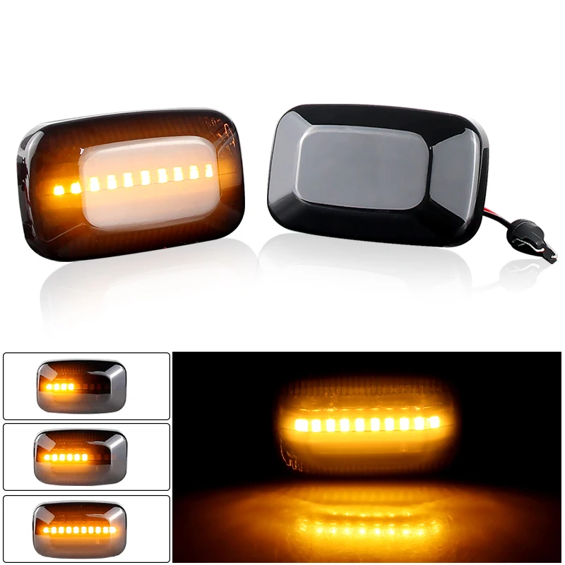 2× for Toyota Hilux LN140 LN150 LN160 LN170 Sixth Generation Land Cruiser 70 Series - LED Dynamic Side Marker Light Turn Signal
2× for Toyota Hilux LN140 LN150 LN160 LN170 Sixth Generation Land Cruiser 70 Series - LED Dynamic Side Marker Light Turn Signal