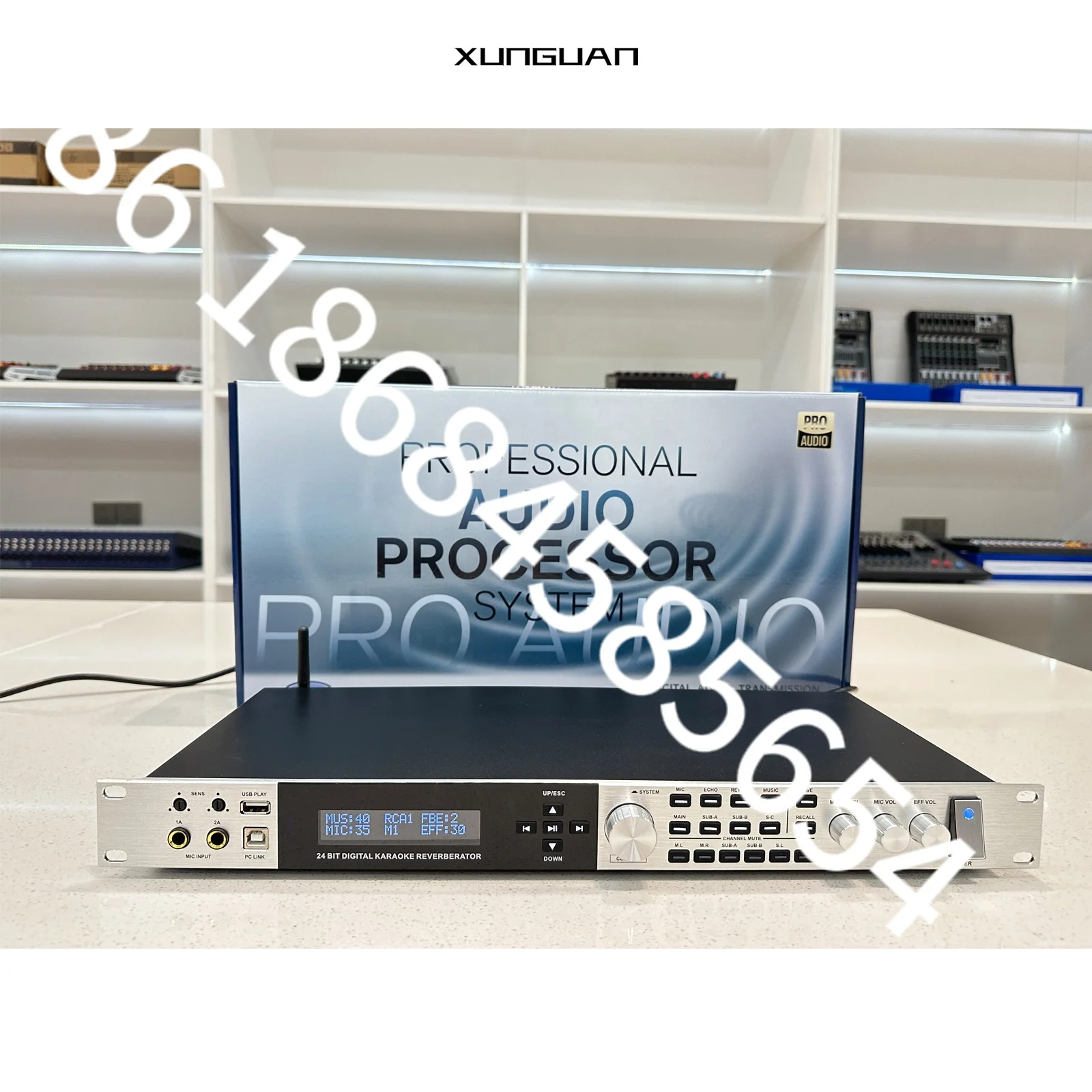 KX880 Professional Blue-tooth 3.0 DSP Pre-amp Effector PC-LINK Function Digital Audio Processor Support U Disk Insertion
KX880 Professional Blue-tooth 3.0 DSP Pre-amp Effector PC-LINK Function Digital Audio Processor Support U Disk Insertion