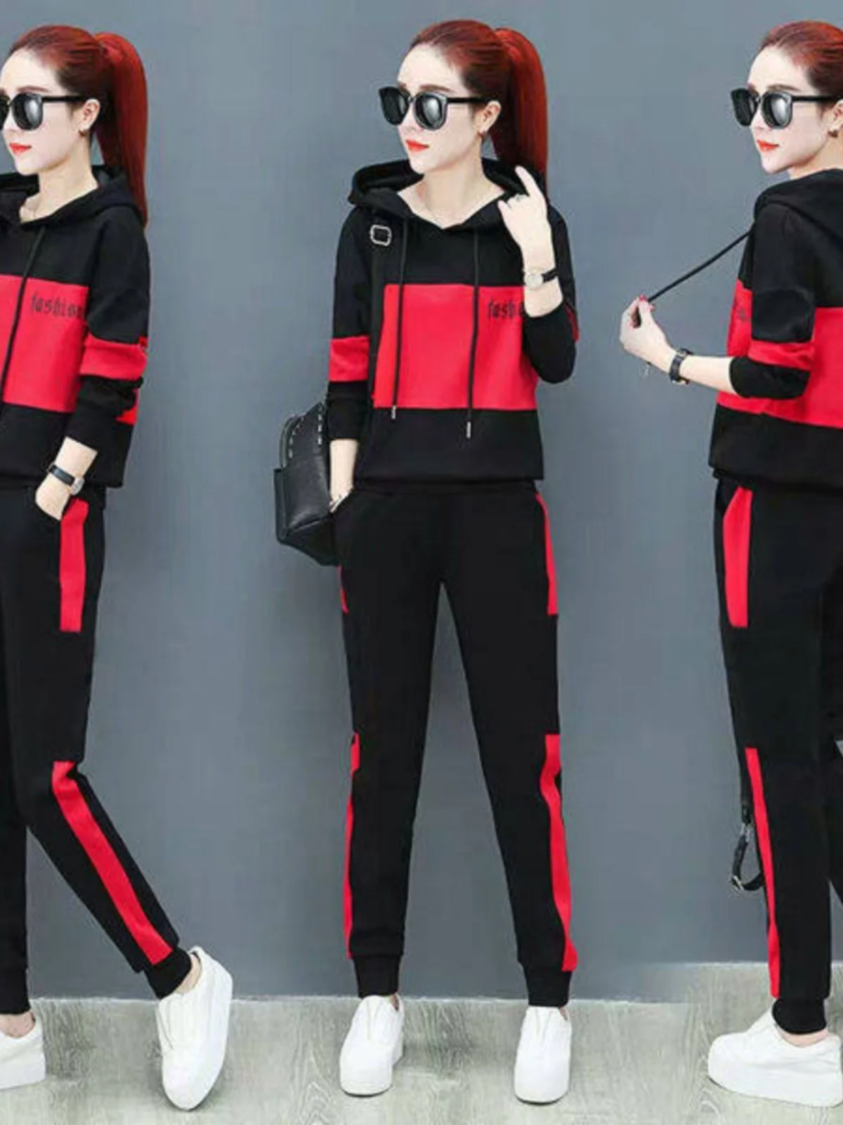 Женский повседневный спортивный костюм для бега, весна-осень, свободный крой, худи, большие размеры, универсальный комплект из двух предметов, полиэстер, длинный...
Женский повседневный спортивный костюм для бега, весна-осень, свободный крой, худи, большие размеры, универсальный комплект из двух предметов, полиэстер, длинный...