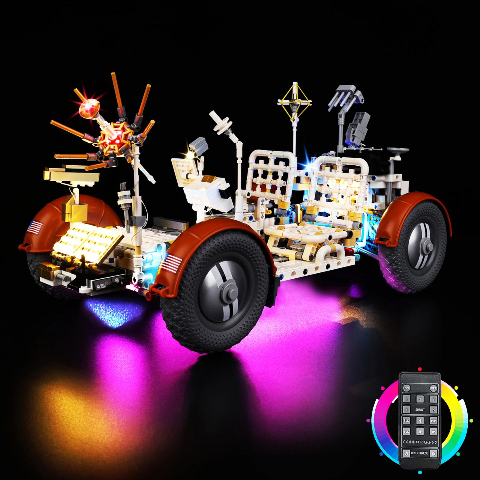 LED Lighting Set Suitable for LEGO Technic NASA Apollo Lunar Roving Vehicle LRV 42182 Building Blocks
LED Lighting Set Suitable for LEGO Technic NASA Apollo Lunar Roving Vehicle LRV 42182 Building Blocks