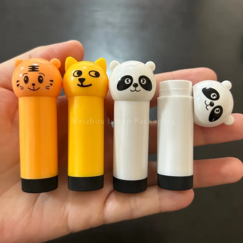 50Pcs Refillable cute creative children lipstick packaging empty animal design cartoon shaped lip balm container tube 4g
50Pcs Refillable cute creative children lipstick packaging empty animal design cartoon shaped lip balm container tube 4g