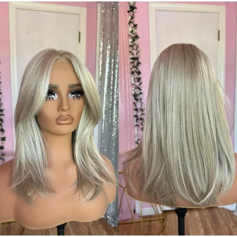 Ombre Platinum Blonde Ash Roots 13x4 HD Free Part Short Bob Straight Synthetic And Blend Lace Wigs Heat Resistant Fiber Hair
Ombre Platinum Blonde Ash Roots 13x4 HD Free Part Short Bob Straight Synthetic And Blend Lace Wigs Heat Resistant Fiber Hair