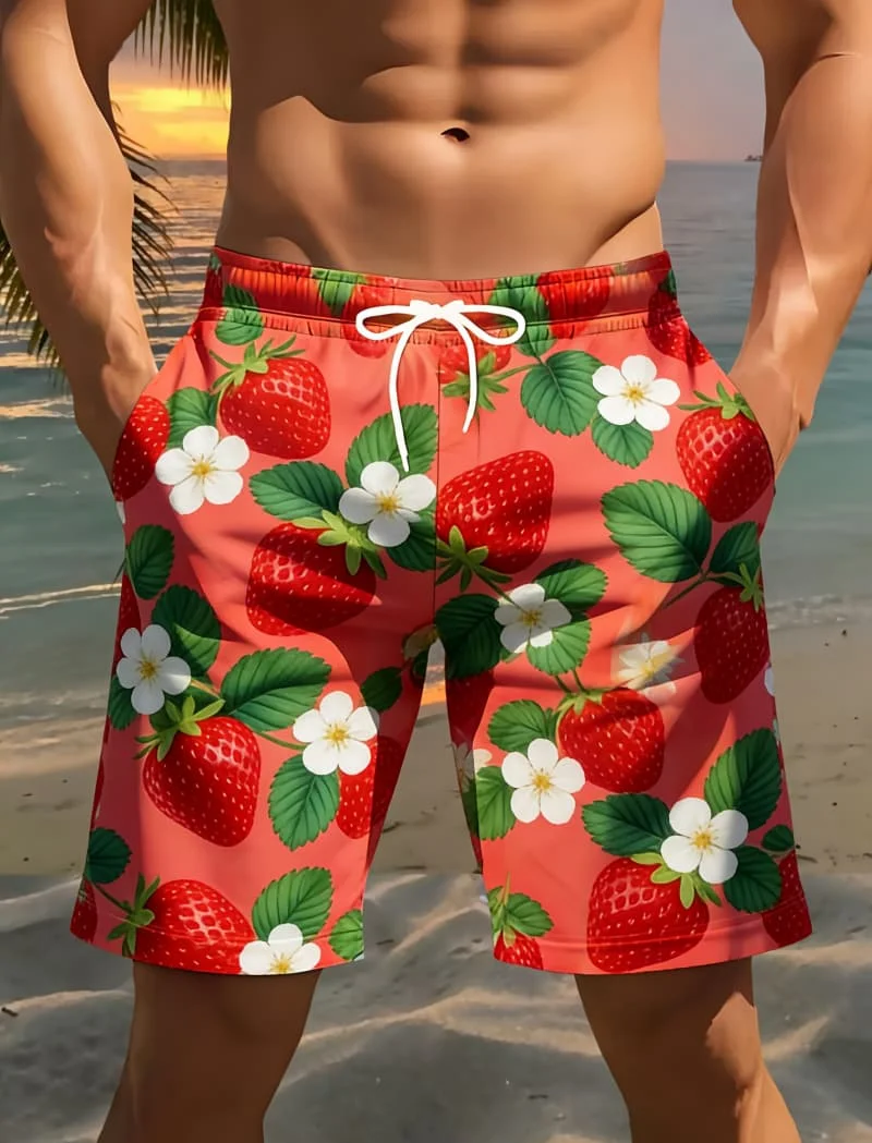 Мужские модные стильные повседневные шорты с тропическим фруктовым принтом - летние пляжные шорты с принтом кокосовых пальм для летнего отдыха
Мужские модные стильные повседневные шорты с тропическим фруктовым принтом - летние пляжные шорты с принтом кокосовых пальм для летнего отдыха