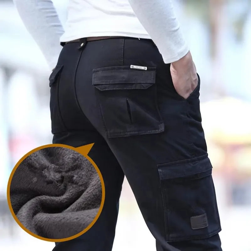 Men's Fleece Warm Winter Cargo Pants Military Tactical Pants Male Causal Straight Thick Cotton Army Baggy Joggers Trousers 30-44
Men's Fleece Warm Winter Cargo Pants Military Tactical Pants Male Causal Straight Thick Cotton Army Baggy Joggers Trousers 30-44