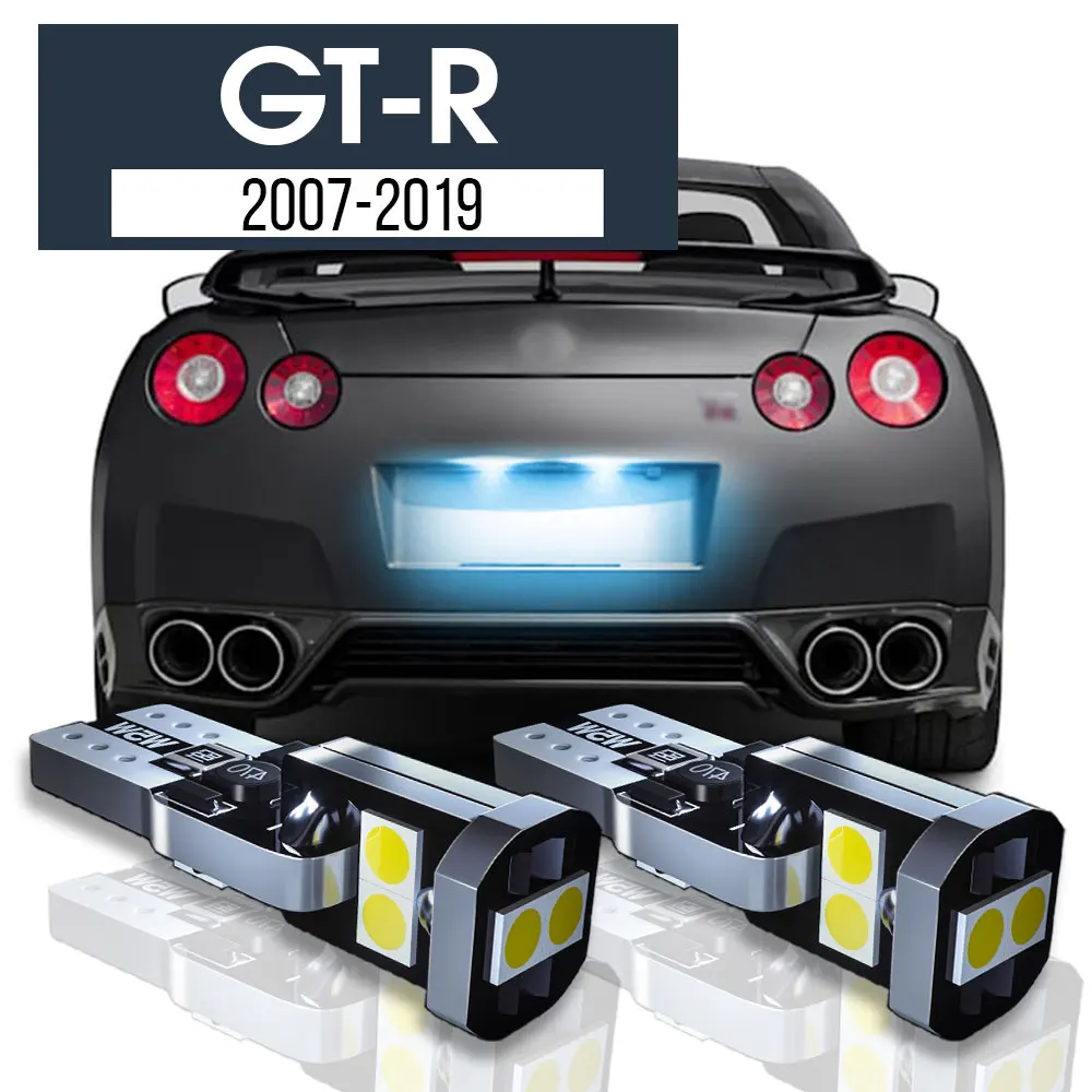 2 шт. светодиодная лампа освещения номерного знака Canbus, аксессуары для Nissan GT-R GTR 2008 2009 2010 2011 2012 2013 2014 2015 2016 2017 2018
2 шт. светодиодная лампа освещения номерного знака Canbus, аксессуары для Nissan GT-R GTR 2008 2009 2010 2011 2012 2013 2014 2015 2016 2017 2018