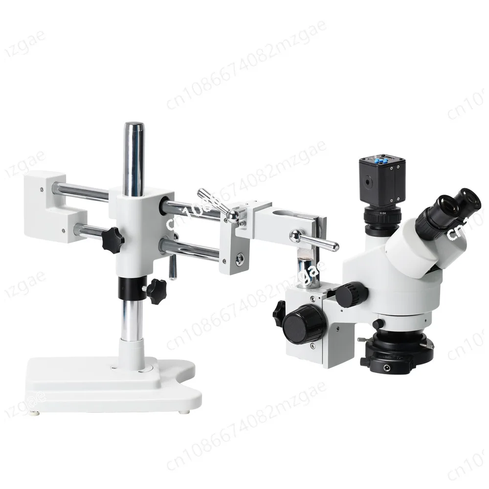 3.5-90X True Trinocular Microscope Double Arm Universal Stand for Mobile Phone Repair Magnifying Glass Inspection
3.5-90X True Trinocular Microscope Double Arm Universal Stand for Mobile Phone Repair Magnifying Glass Inspection