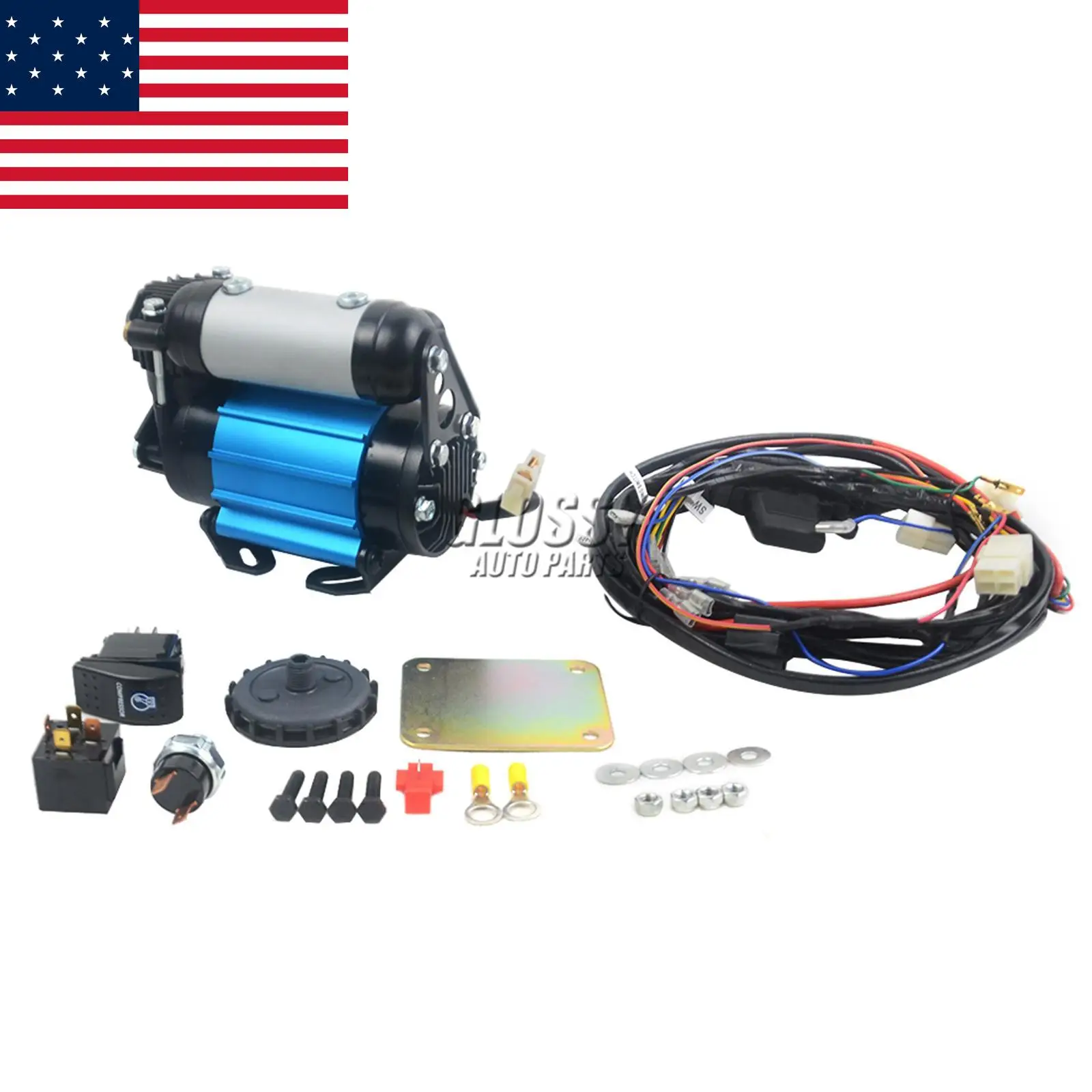 AP03 12 Volt Air Compressor CKMA12 On-Board High Performance for Universal
AP03 12 Volt Air Compressor CKMA12 On-Board High Performance for Universal