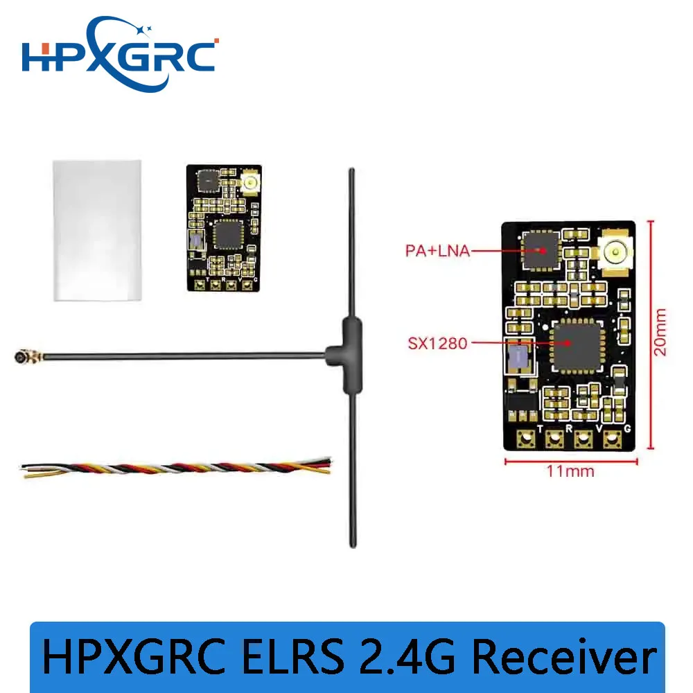 HPXGRC 2.4G ExpressLRS ELRS Receiver for FPV Freestyle Long Range Drones DIY RC Accessories
HPXGRC 2.4G ExpressLRS ELRS Receiver for FPV Freestyle Long Range Drones DIY RC Accessories