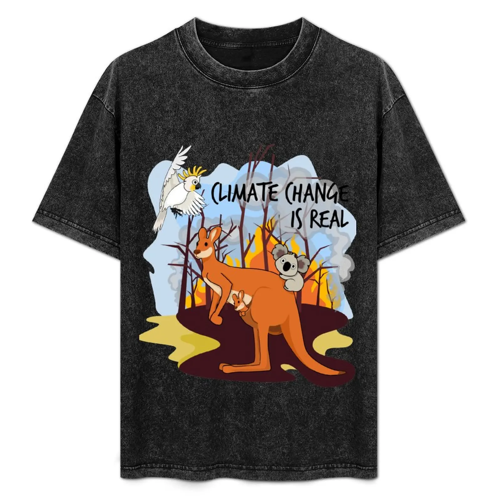 Australia climate change T-Shirt Casual Loose Fit Short Sleeve T-Shirt
Australia climate change T-Shirt Casual Loose Fit Short Sleeve T-Shirt