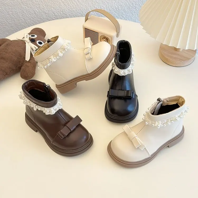 New Girls Boots Sweet Elegant Kids Princess Fashion Boots Chic Versatile Children Causal Lace Ankle Boots Spring Autumn Causal
New Girls Boots Sweet Elegant Kids Princess Fashion Boots Chic Versatile Children Causal Lace Ankle Boots Spring Autumn Causal