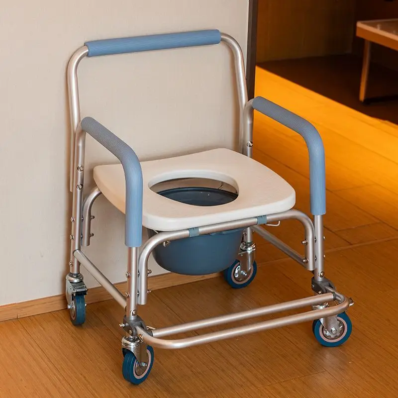 Rolling Shower Chair with Wheels for Elderly, Foldable Wheelchair Lightweight Bedside Commode Chair with Arms for Toilet Chairs
Rolling Shower Chair with Wheels for Elderly, Foldable Wheelchair Lightweight Bedside Commode Chair with Arms for Toilet Chairs