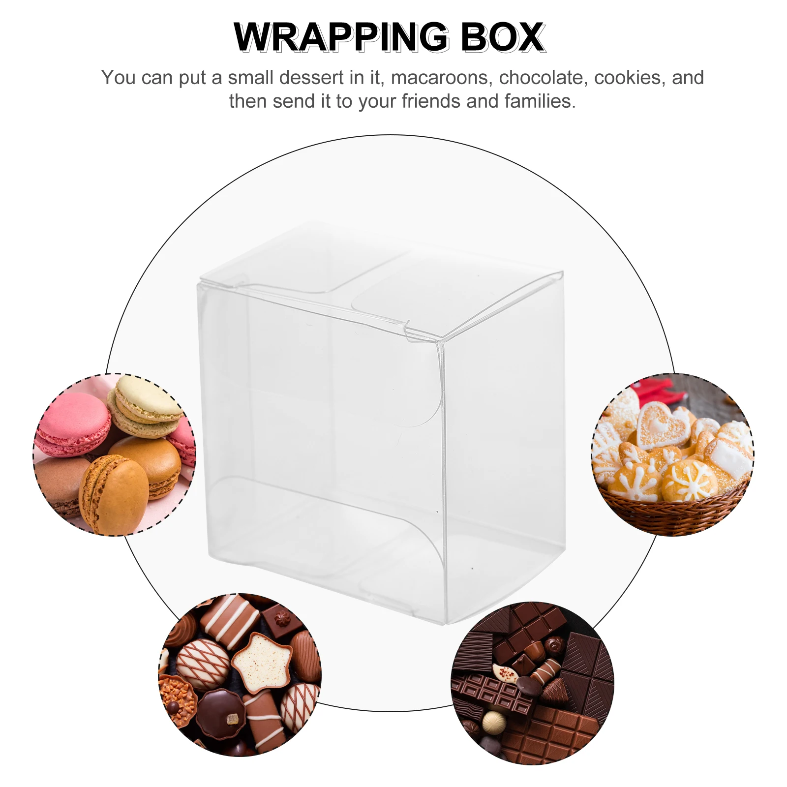 50pcs Macaroon Packaging Box Pet Transparent Dessert Packing Case For Party Festival Baking Storage Container Disposable Food
50pcs Macaroon Packaging Box Pet Transparent Dessert Packing Case For Party Festival Baking Storage Container Disposable Food