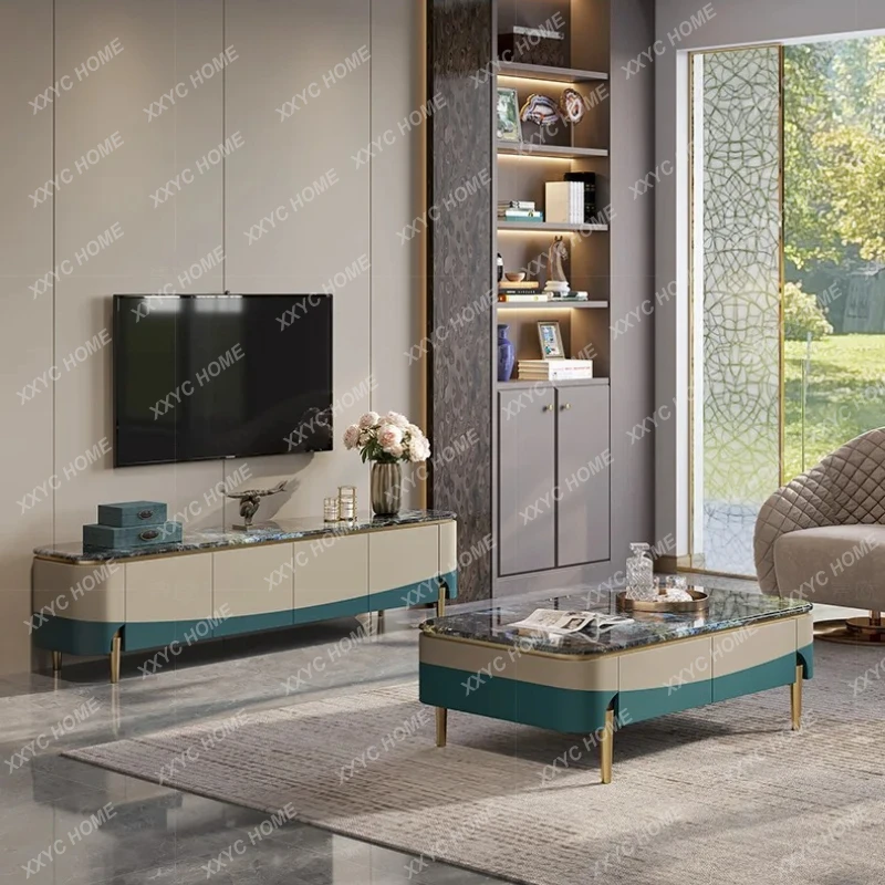 Q Light luxury TV cabinet marble furniture modern fashion high-end floor cabinet combination
Q Light luxury TV cabinet marble furniture modern fashion high-end floor cabinet combination