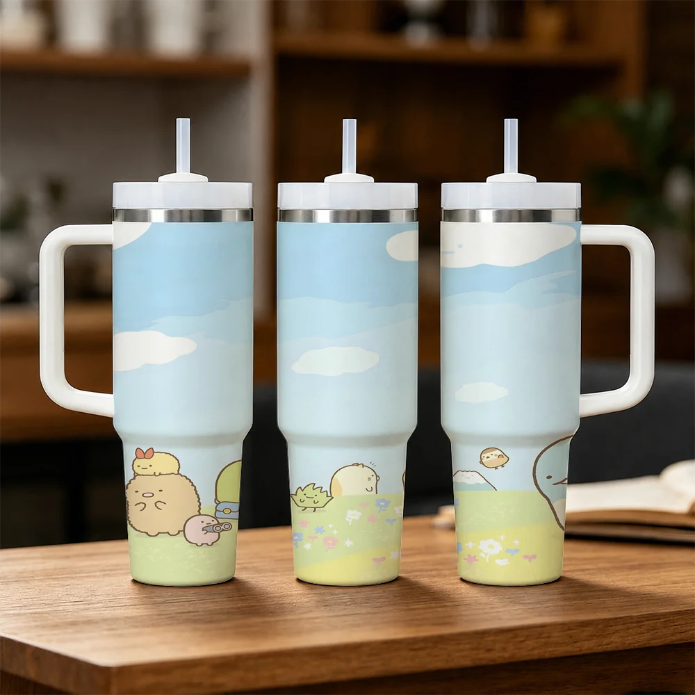 Kwaii Anime S-Sumikko Gurashi Vacuum Flasks 40oz Stainless Steel Insulated Tumbler With Handle & Straw Leakproof Travel Mug
Kwaii Anime S-Sumikko Gurashi Vacuum Flasks 40oz Stainless Steel Insulated Tumbler With Handle & Straw Leakproof Travel Mug