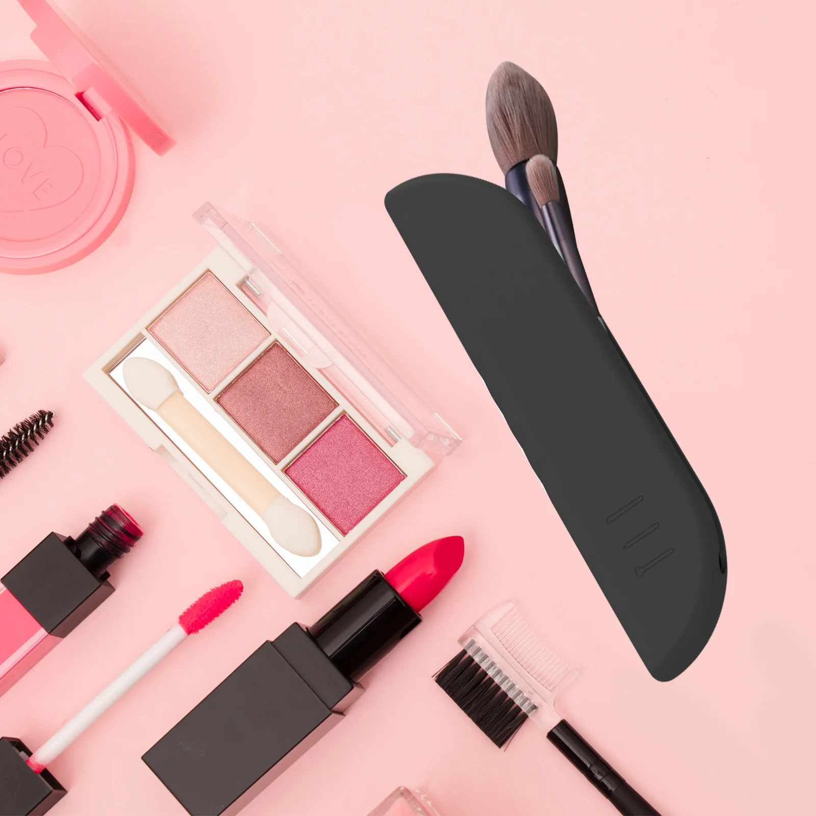 Silicone Makeup Brush Holder Travel Case Organizer Portable Brush Bag Foundation Container Storage Makeup Bag
Silicone Makeup Brush Holder Travel Case Organizer Portable Brush Bag Foundation Container Storage Makeup Bag