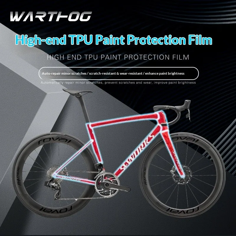 WARTHOG Road bike frame sticker for SPECIALIZED S-works SL8 film Protect cover TPU
WARTHOG Road bike frame sticker for SPECIALIZED S-works SL8 film Protect cover TPU