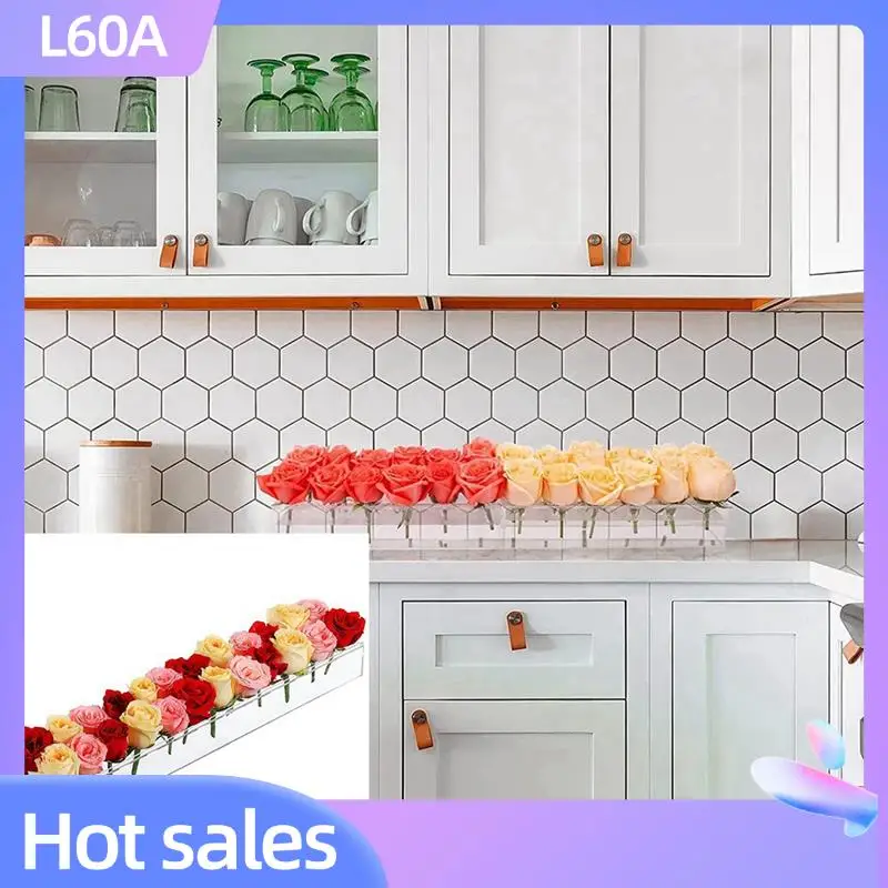 L60A Transparent Acrylic Vase Rectangular Flower Vase For Table, For Wedding Home Decor
L60A Transparent Acrylic Vase Rectangular Flower Vase For Table, For Wedding Home Decor