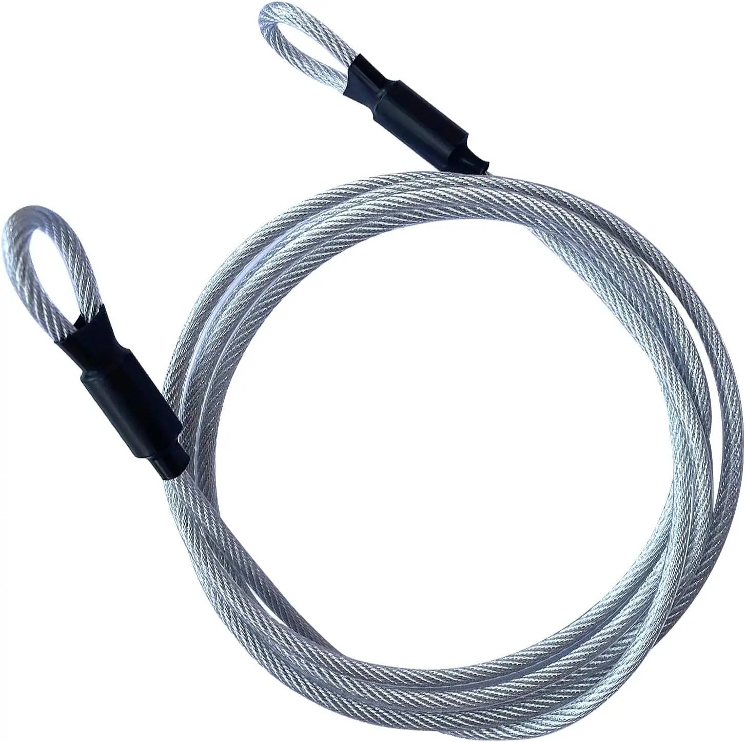 4FT Braided Steel Cable Lock with Double Loops for Bike, Helmet, Luggage
4FT Braided Steel Cable Lock with Double Loops for Bike, Helmet, Luggage