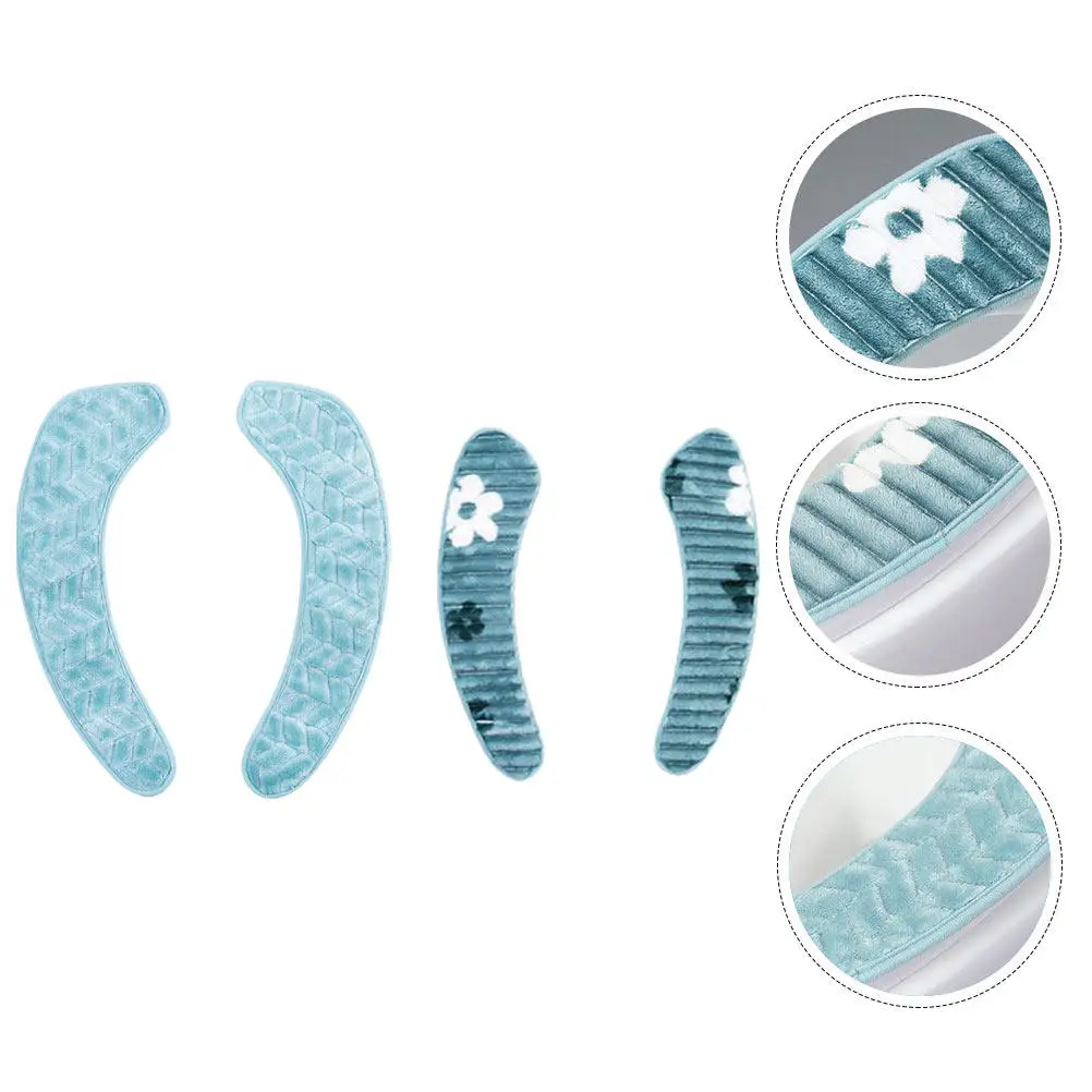 2Pairs Toilet Seat Mats Soft Warm Polyester Sponge Toilet Covers Blue Size Washable Comfortable Cushion Pads for Home Hotel
2Pairs Toilet Seat Mats Soft Warm Polyester Sponge Toilet Covers Blue Size Washable Comfortable Cushion Pads for Home Hotel