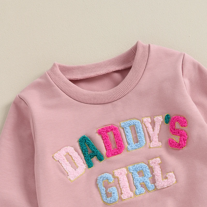 Toddler Infant Baby Girls Fall Outfit 2 pcs Pants Suit Long Sleeve Letters Sweatshirt Sweatpants Clothes Set
Toddler Infant Baby Girls Fall Outfit 2 pcs Pants Suit Long Sleeve Letters Sweatshirt Sweatpants Clothes Set