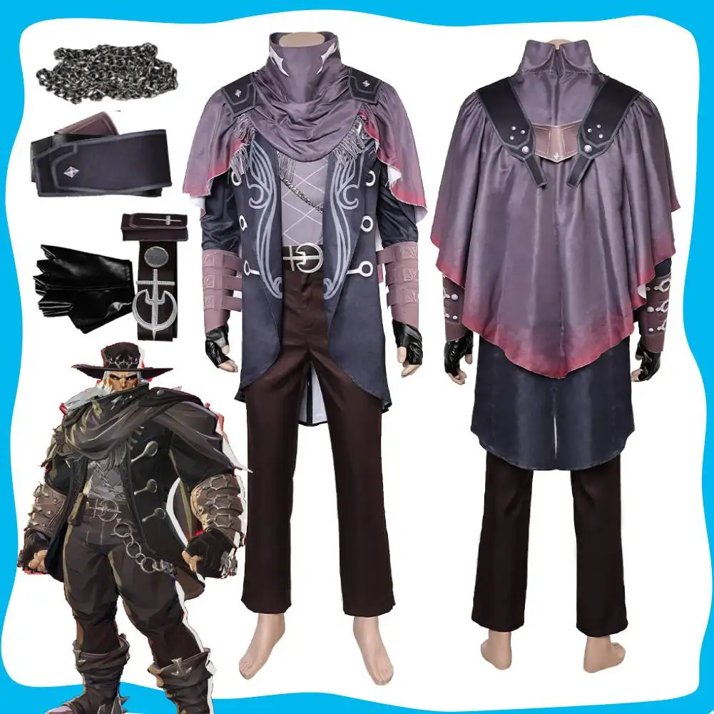 Wolf Logan Cosplay Men Fantasy Blood Hunter Battle Suit 2025 Game Rivals Costume Disguise Outfit Male Adult Halloween Carnival
Wolf Logan Cosplay Men Fantasy Blood Hunter Battle Suit 2025 Game Rivals Costume Disguise Outfit Male Adult Halloween Carnival