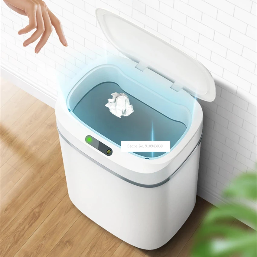 Trash Can 12L GY-ljt Household Smart Trash Can Intelligent Induction Trash Can Living Room Bedroom Kitchen Bathroom Creative
Trash Can 12L GY-ljt Household Smart Trash Can Intelligent Induction Trash Can Living Room Bedroom Kitchen Bathroom Creative